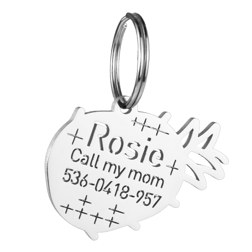 Pineapple-dog-tag