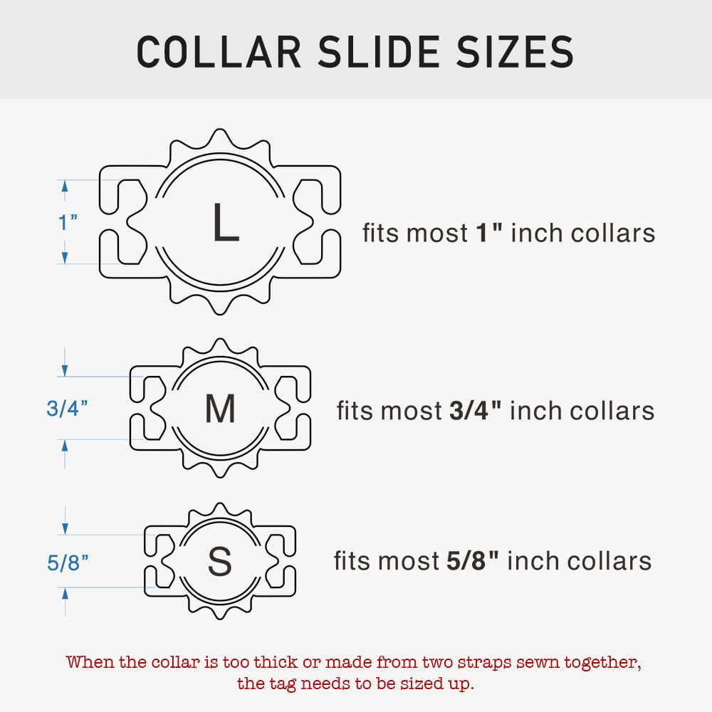 Sun-shaped-Slide-On-Pet-ID-Tag-size