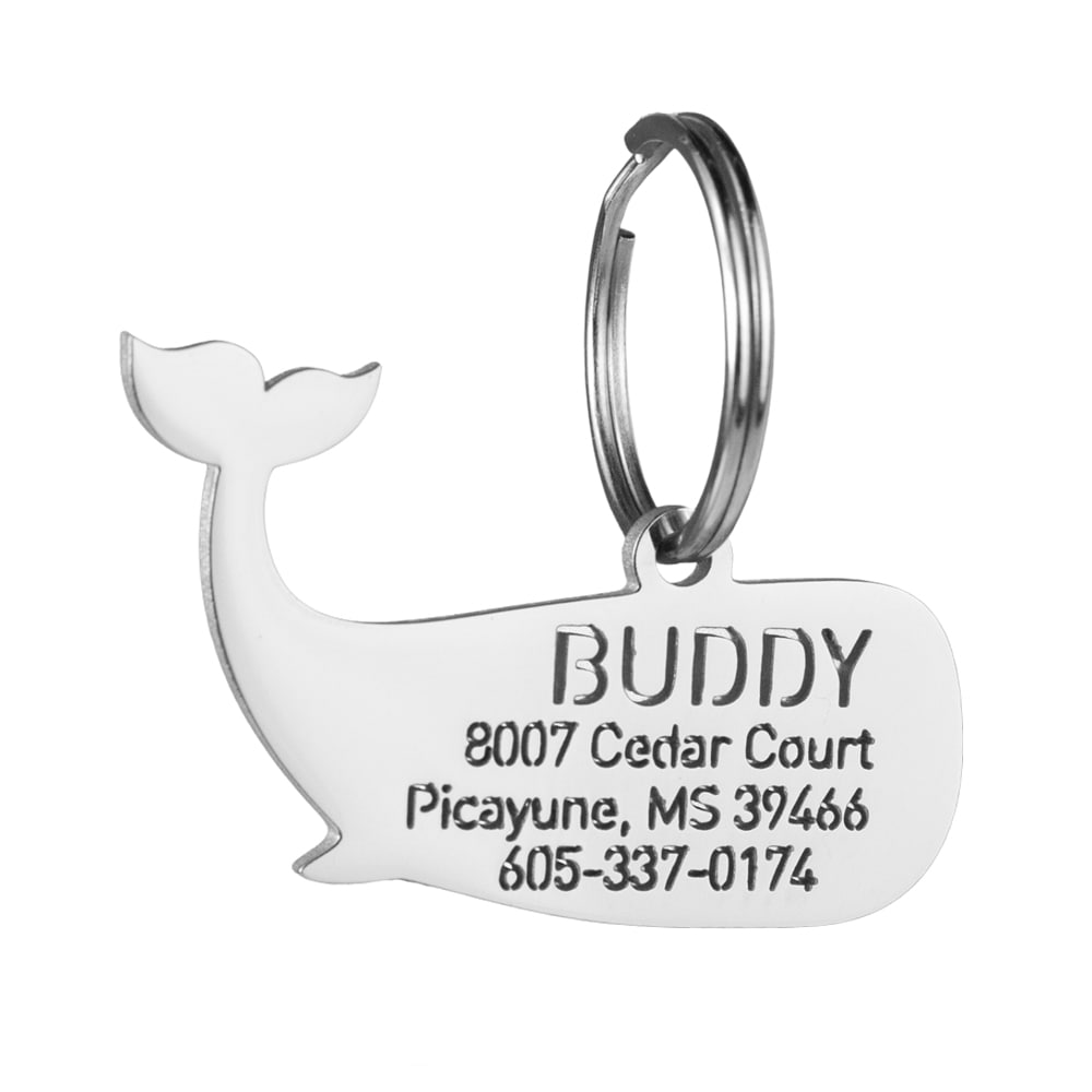 Whale-dog-id-tag