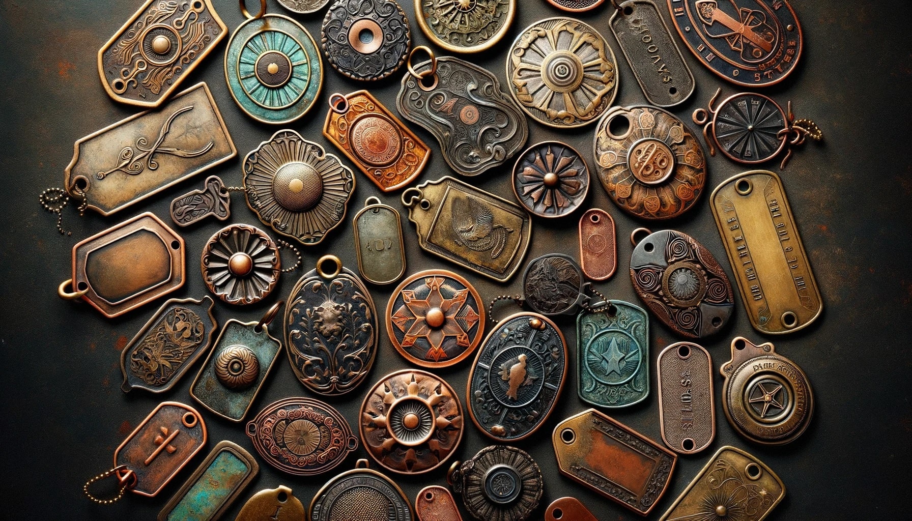 Vintage dog tags hot sale