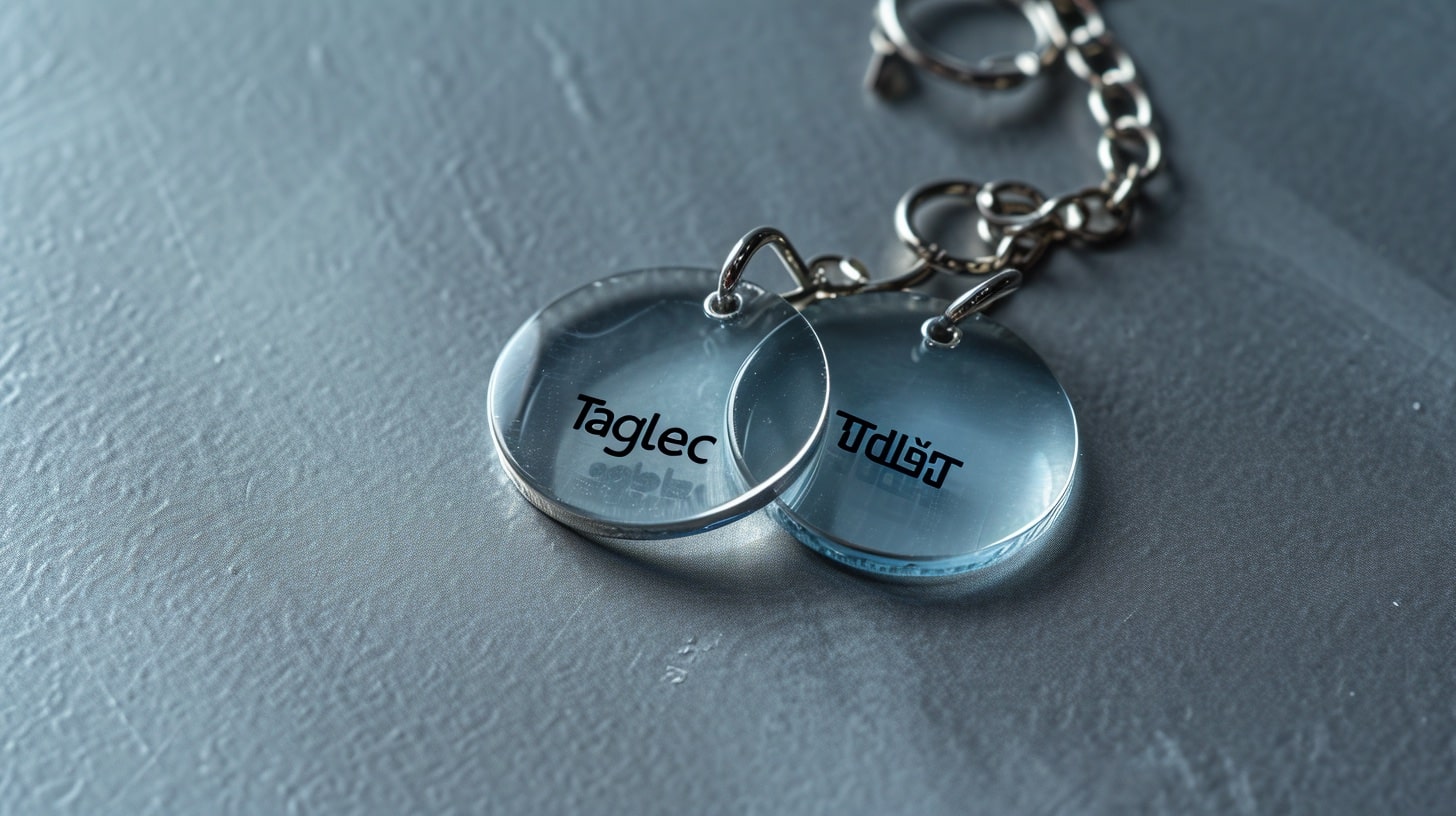 Taglec Crystal Dog Tags