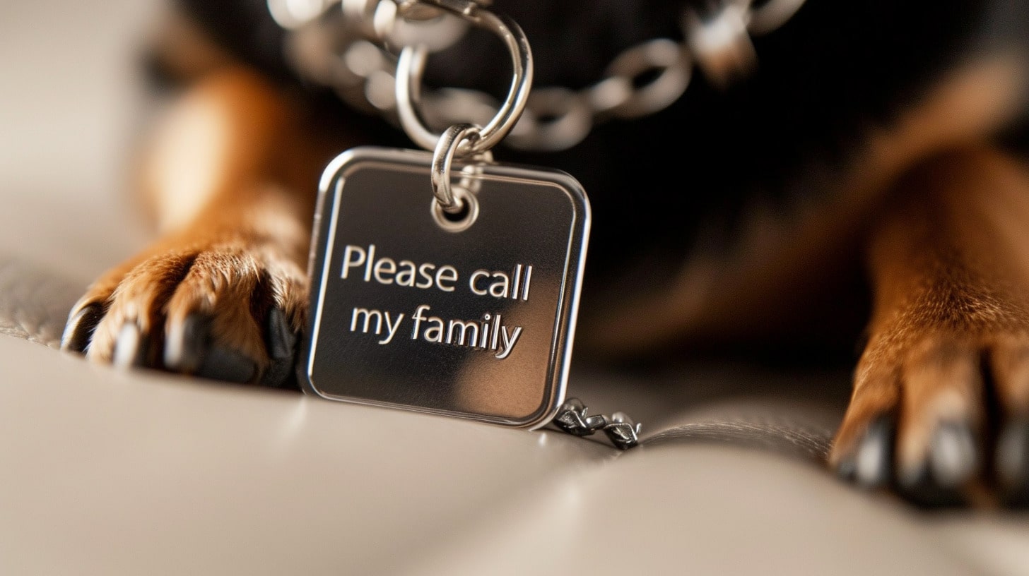 Designer pet outlet id tags