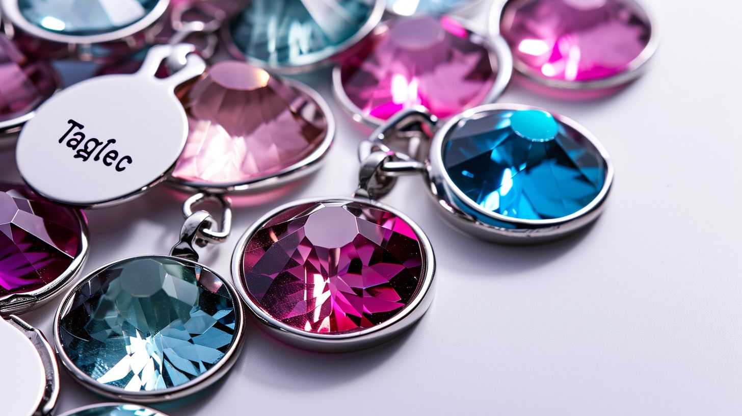 Taglec-gemstone-dog-tags
