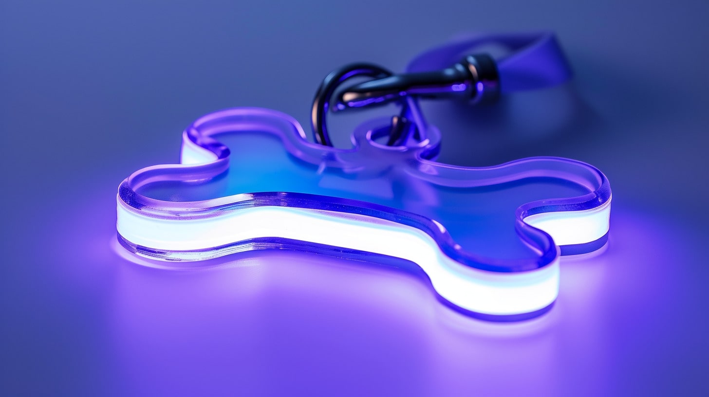 Led store dog tags