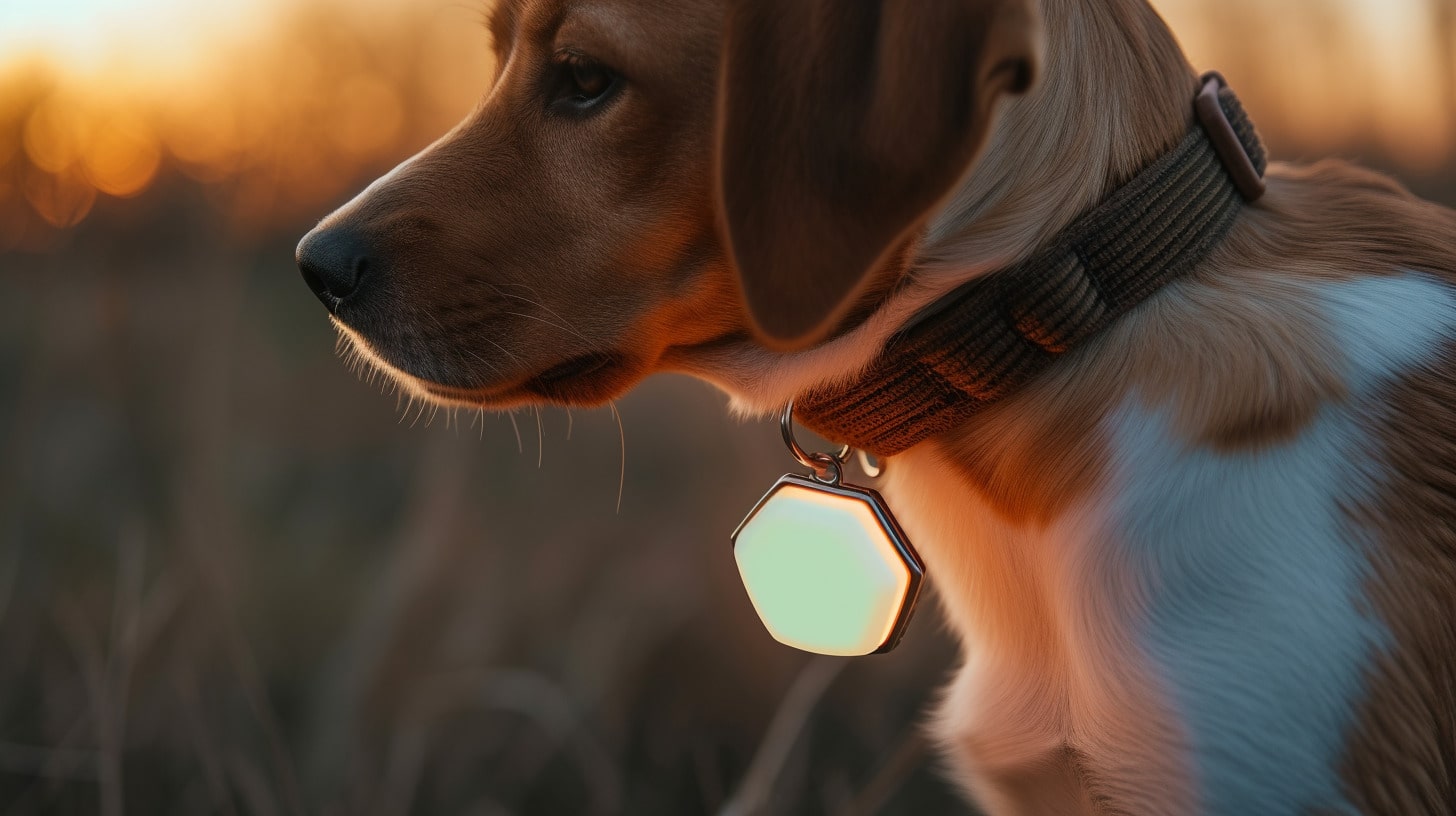Light up dog sales tags