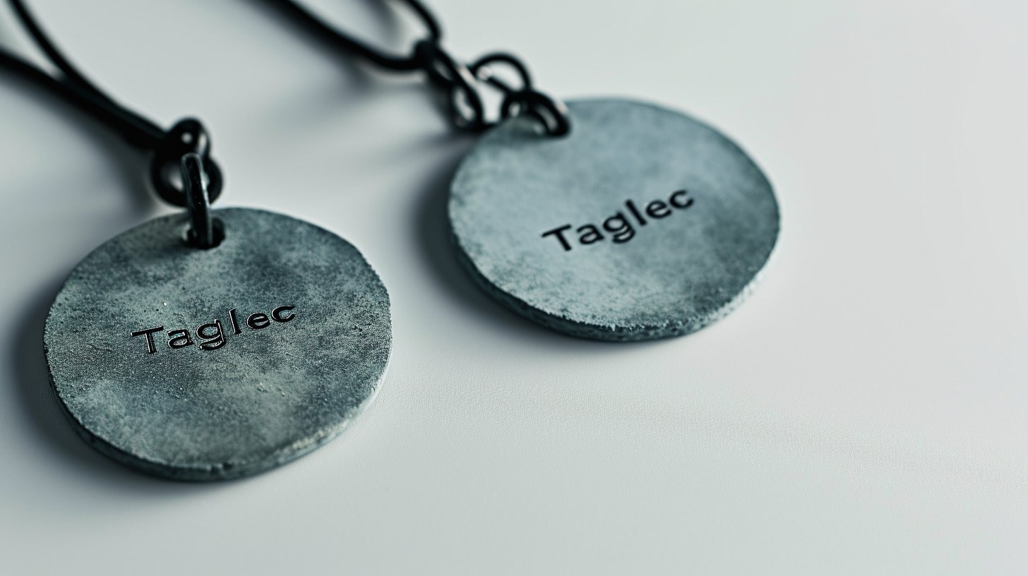 Taglec Recycled Material Dog Tags