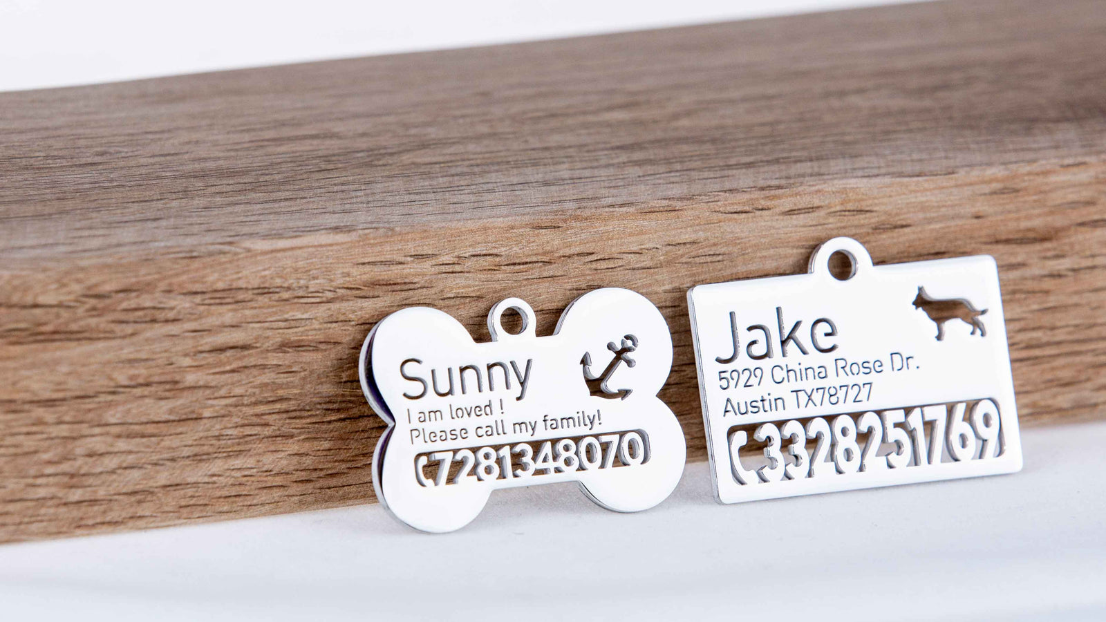 Taglec Stainless Steel Dog Tags