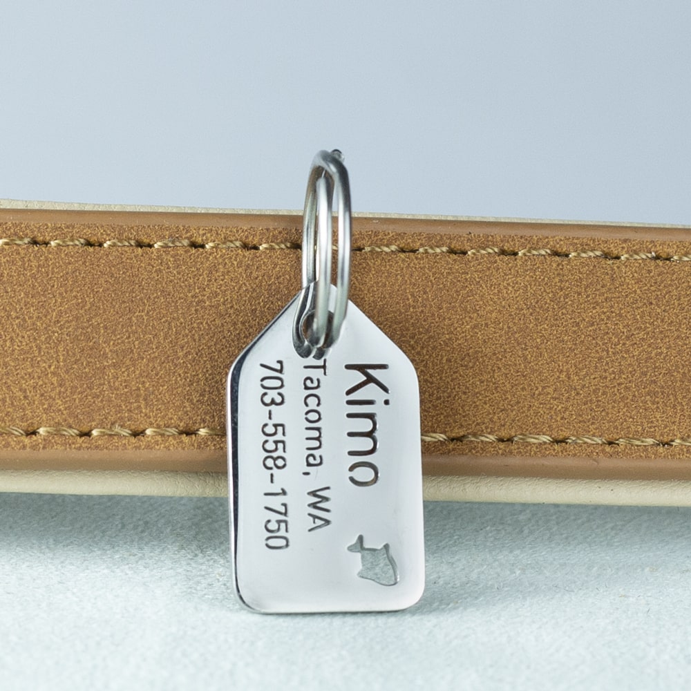 Small Openwork Tag by the collar 2