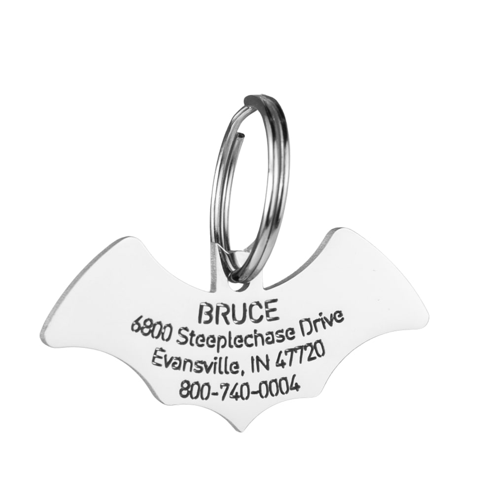 Bat-dog-tag