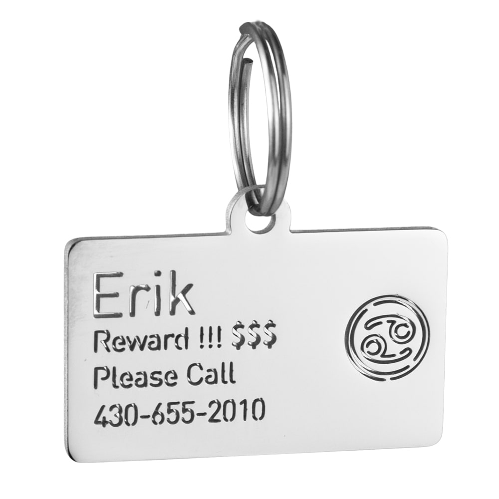Cancer-zodiac-dog-id-tag