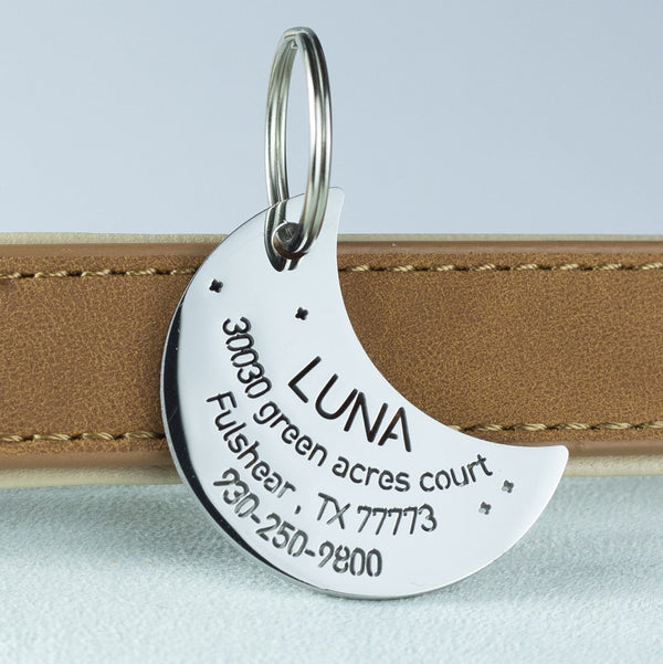 Moon Dog ID Tag Taglec