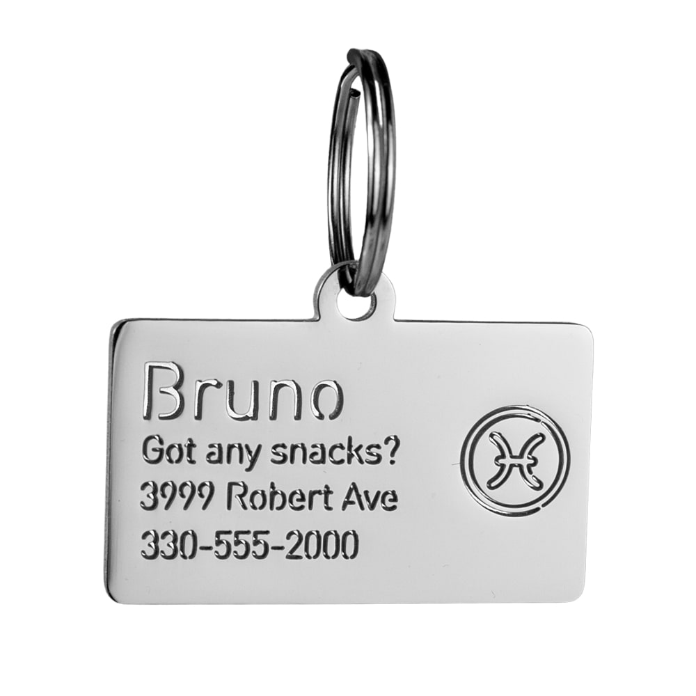 Pisces-zodiac-dog-tag