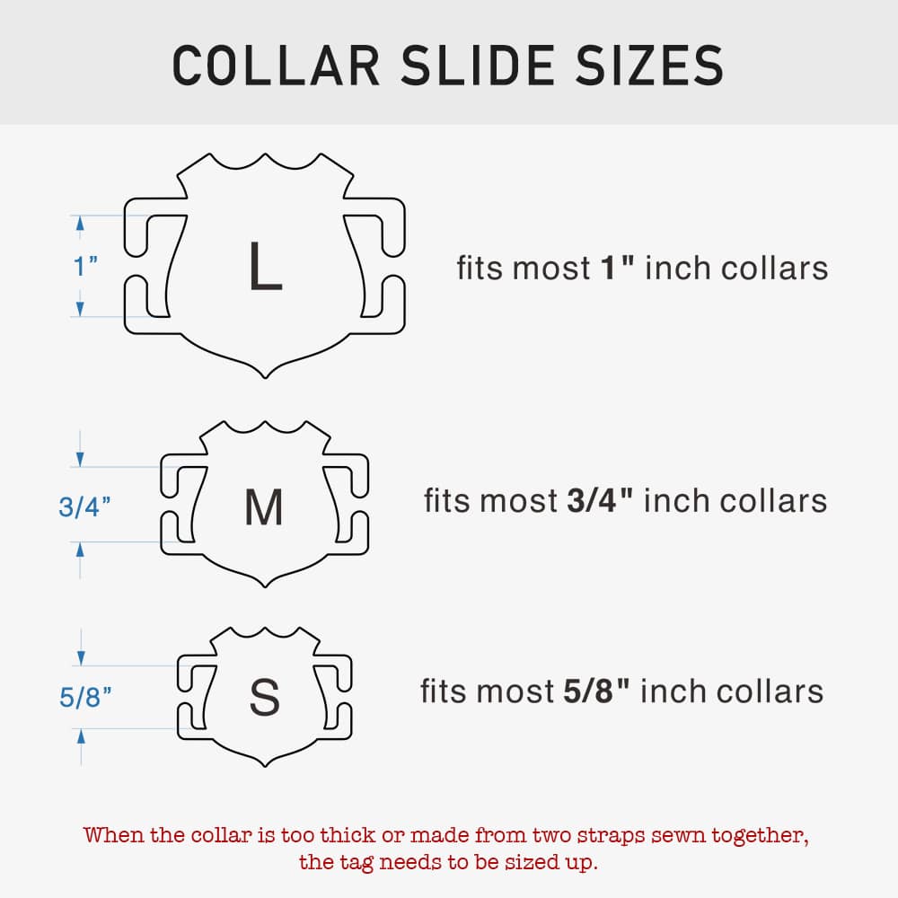 Police-Badge-Slide-On-Pet-ID-Tag-size