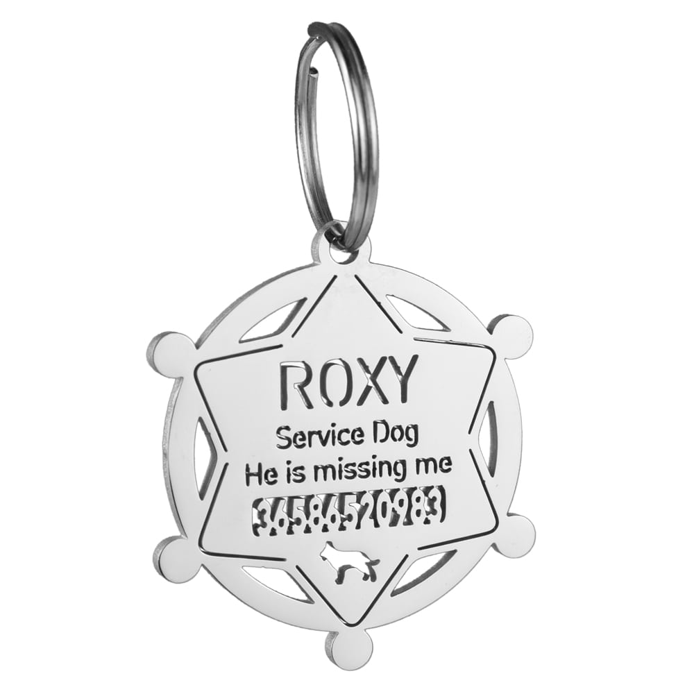 Police-badge-pet-id-tag
