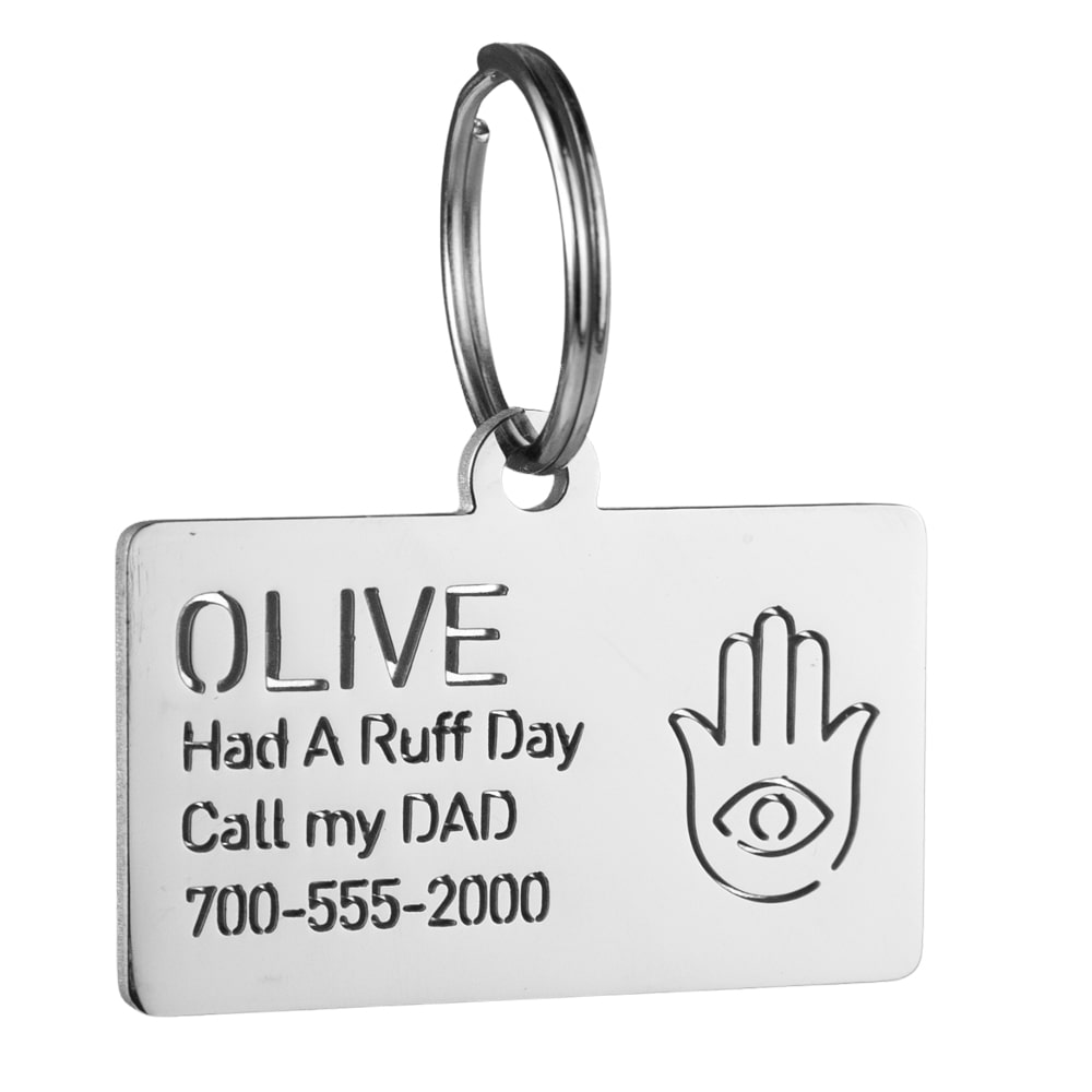 Rectangle-pet-id-tag-with-hamsa-icon