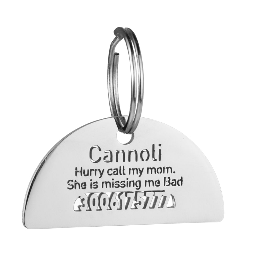Semicircle-dog-tag