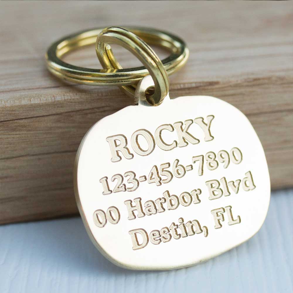 Pumpkin Dog ID Tag