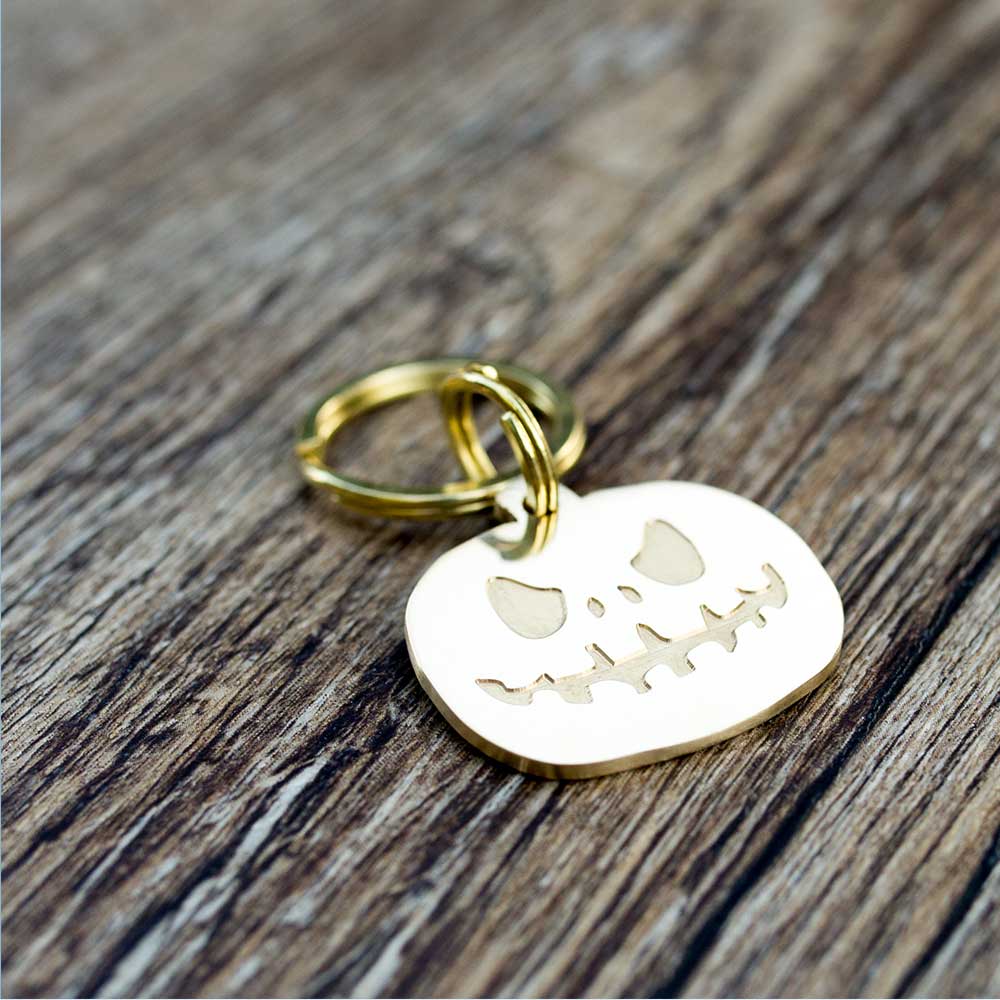 Pumpkin Dog ID Tag