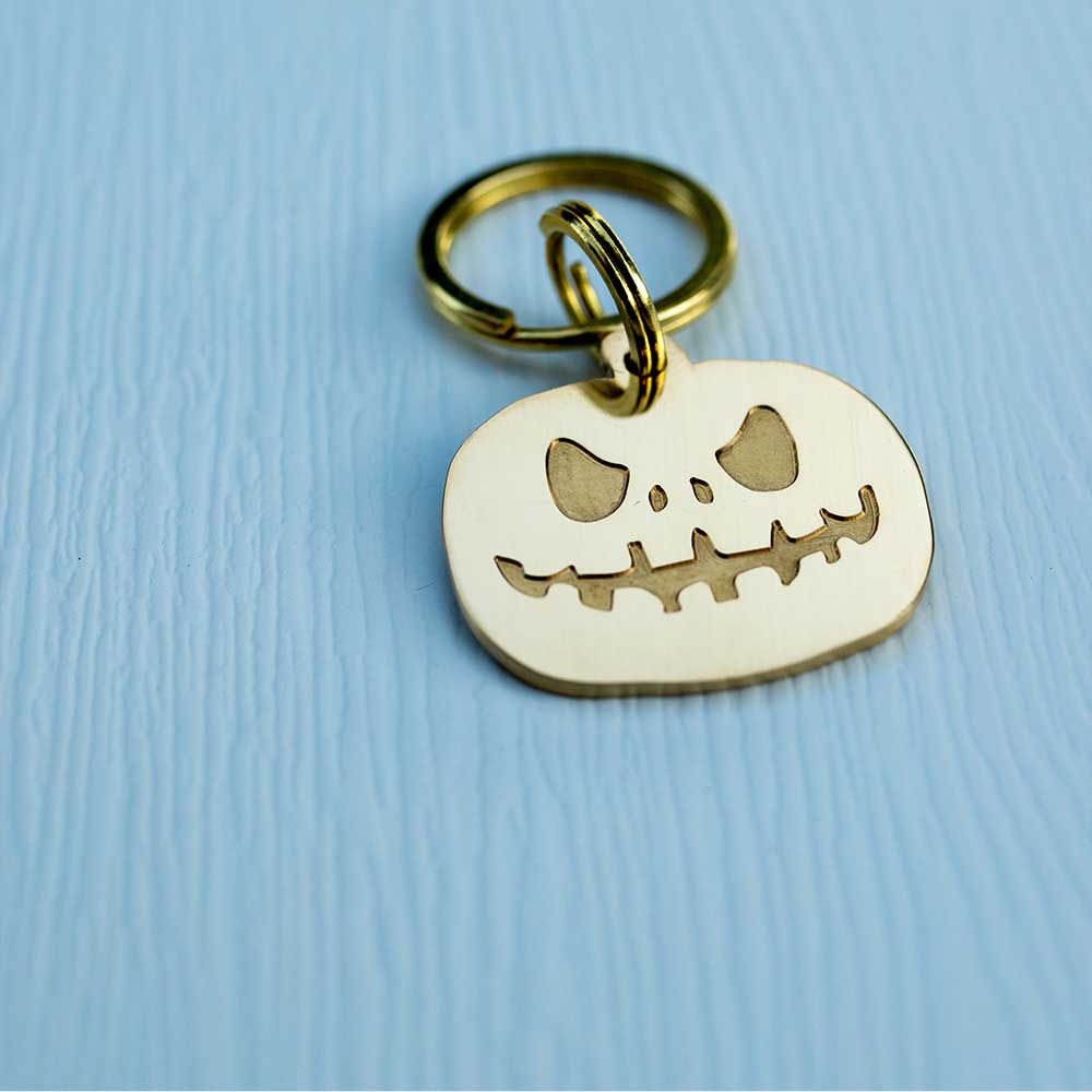 Pumpkin Dog ID Tag