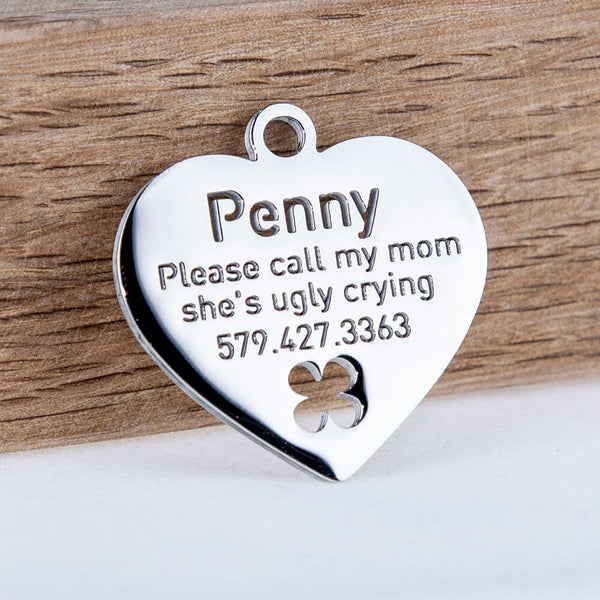 Make Your Dog Stand Out with This Heart Dog Tag Taglec
