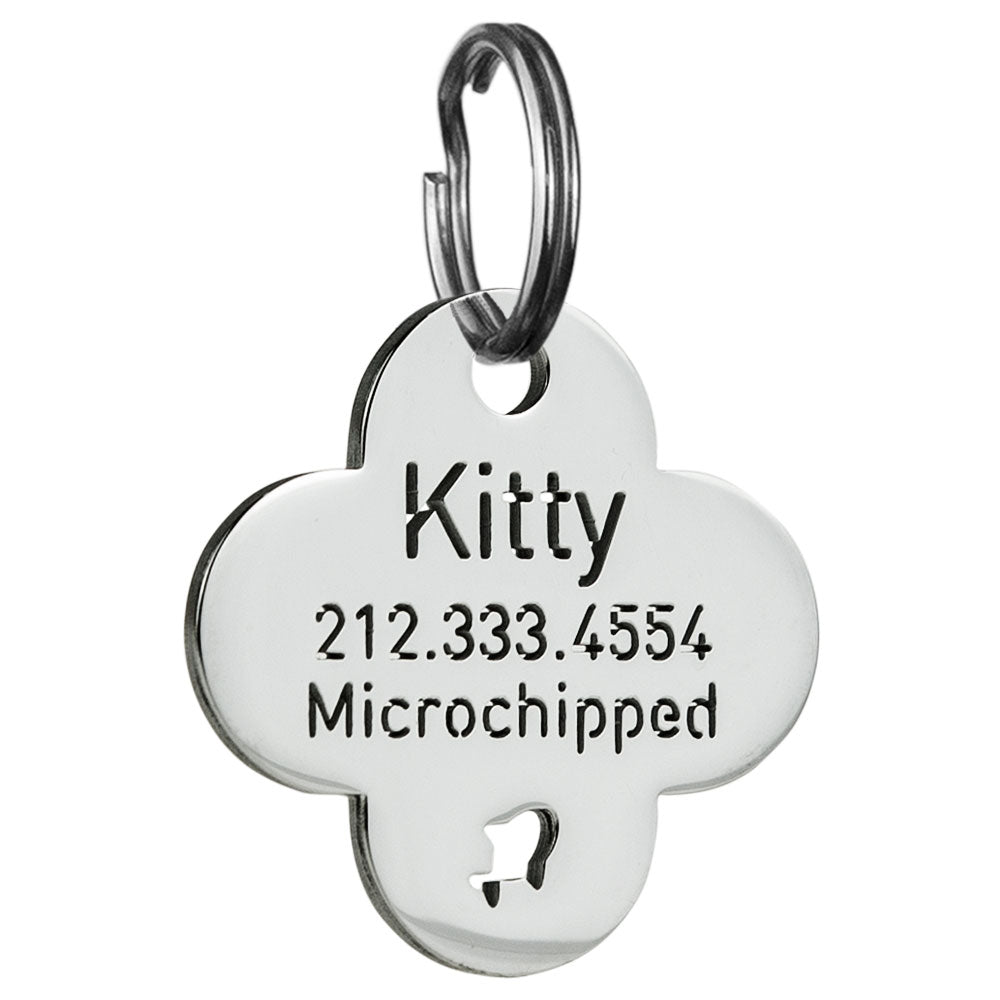 Lucky Clover Dog ID Tag Taglec