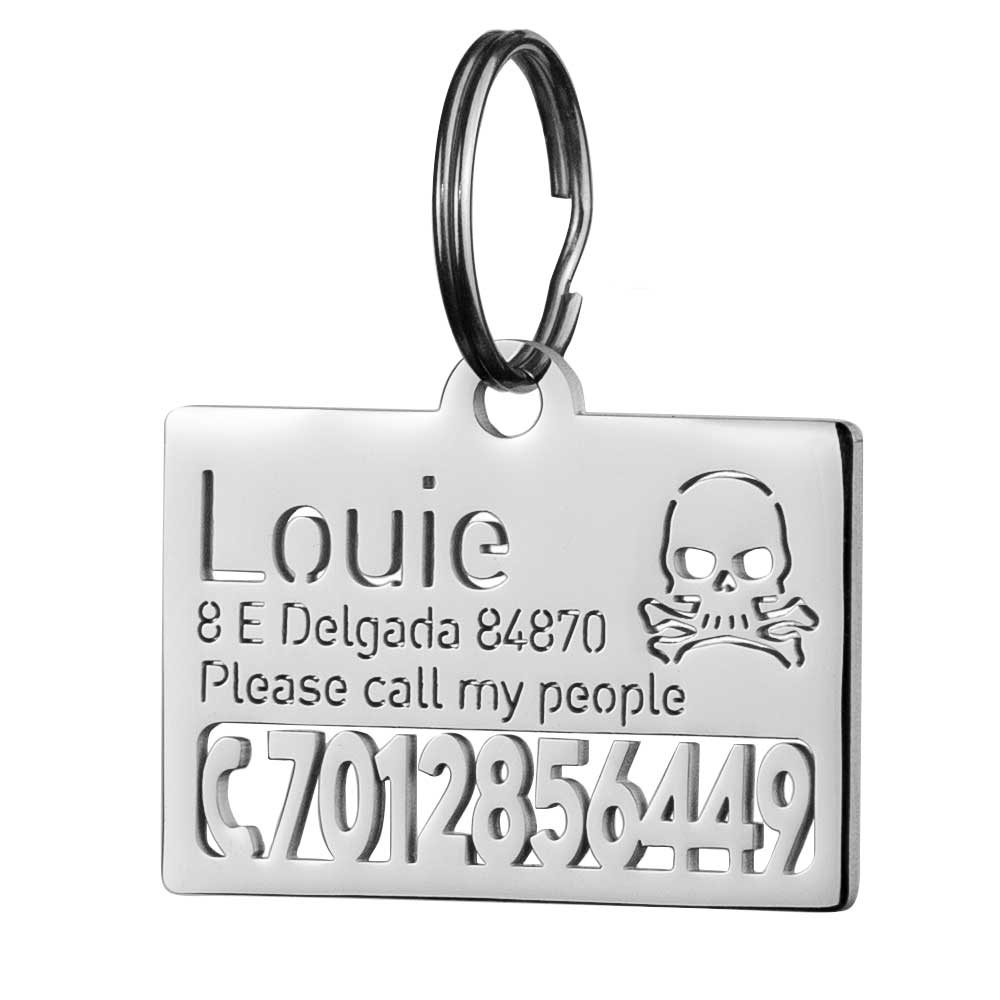 Premium dog ID tags never wear out or fade Taglec